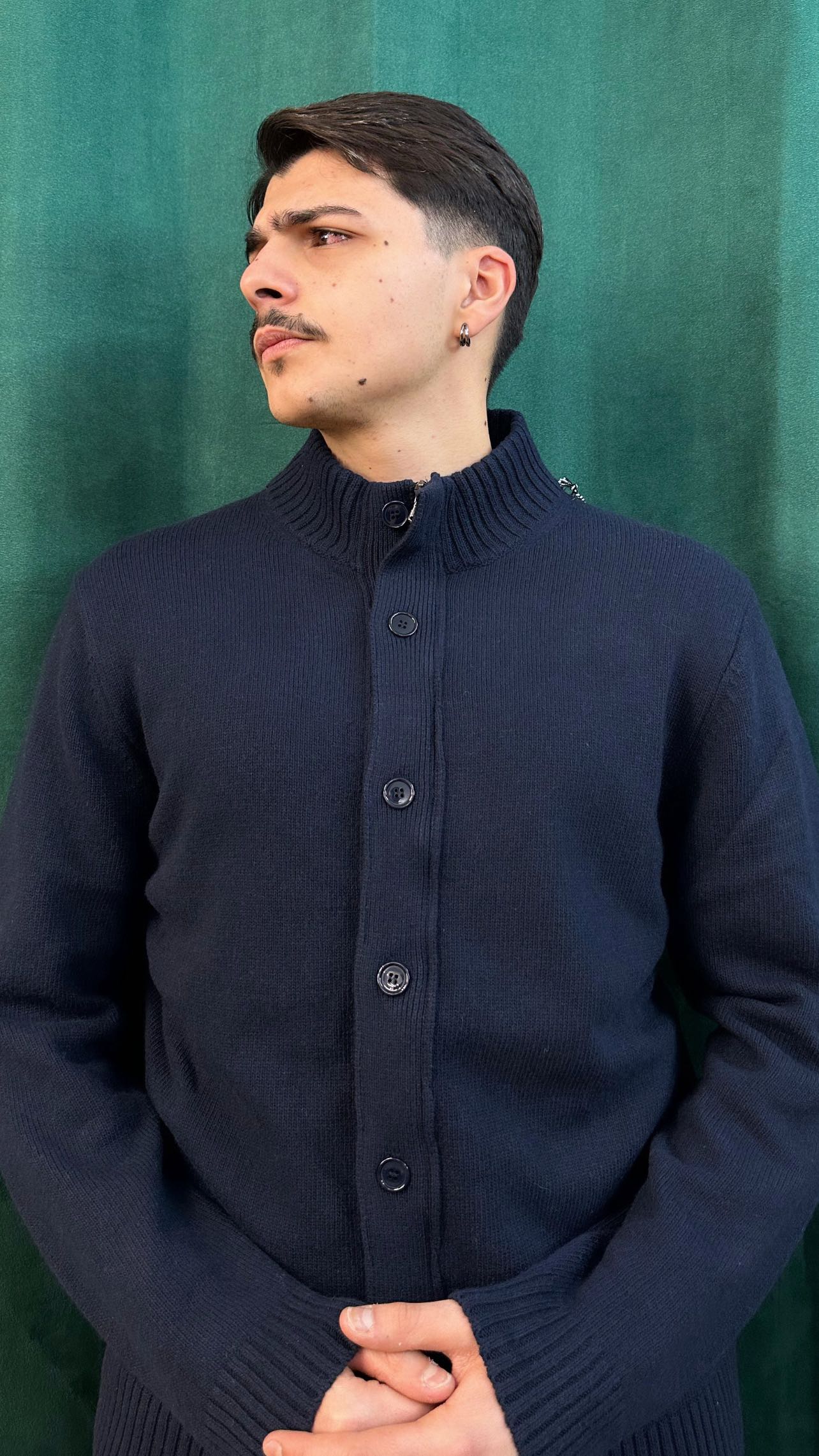 CARDIGAN MEZZOCOLLO