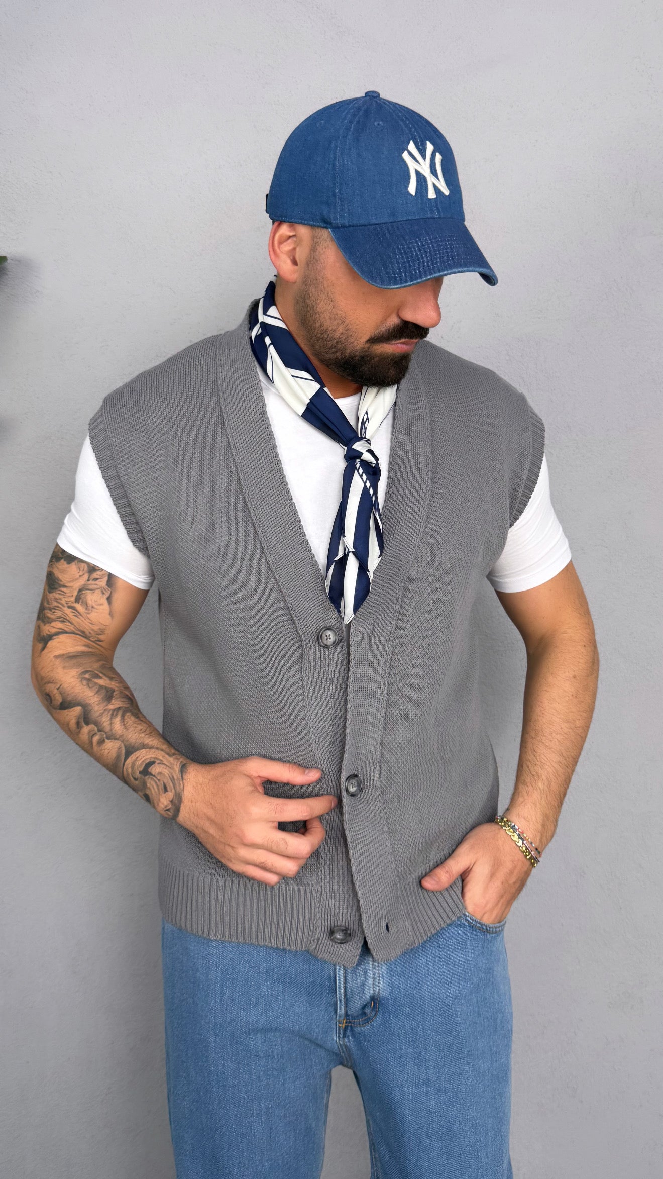 CARDIGAN SMANICATO