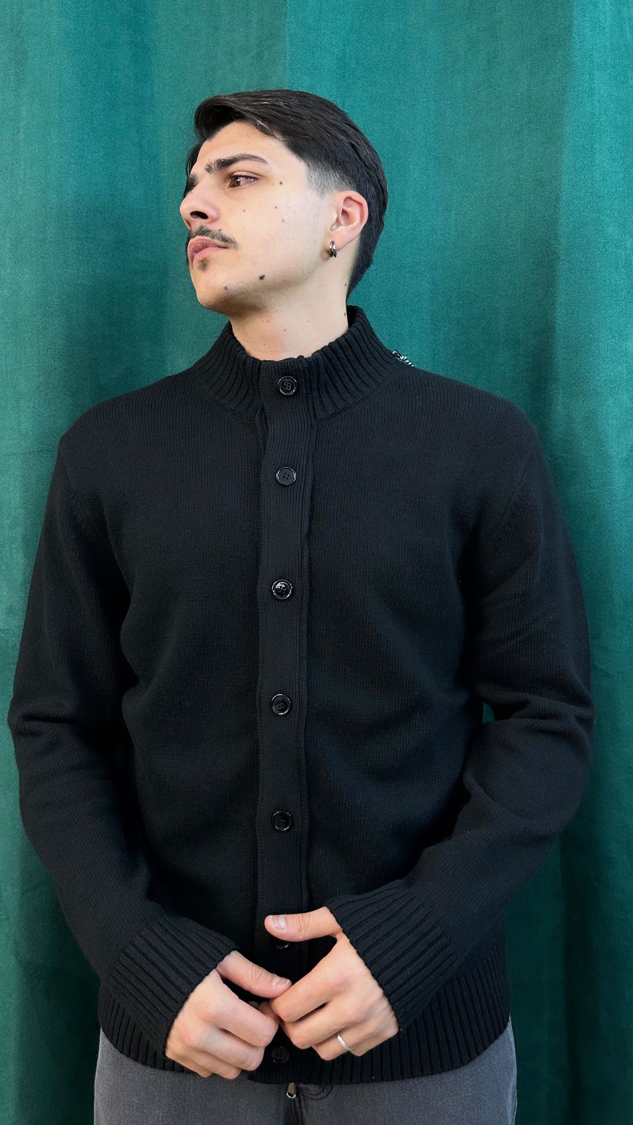 CARDIGAN MEZZOCOLLO