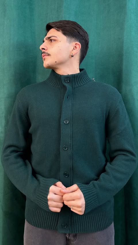 CARDIGAN MEZZOCOLLO